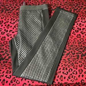 BCBG Black Quilted Pants